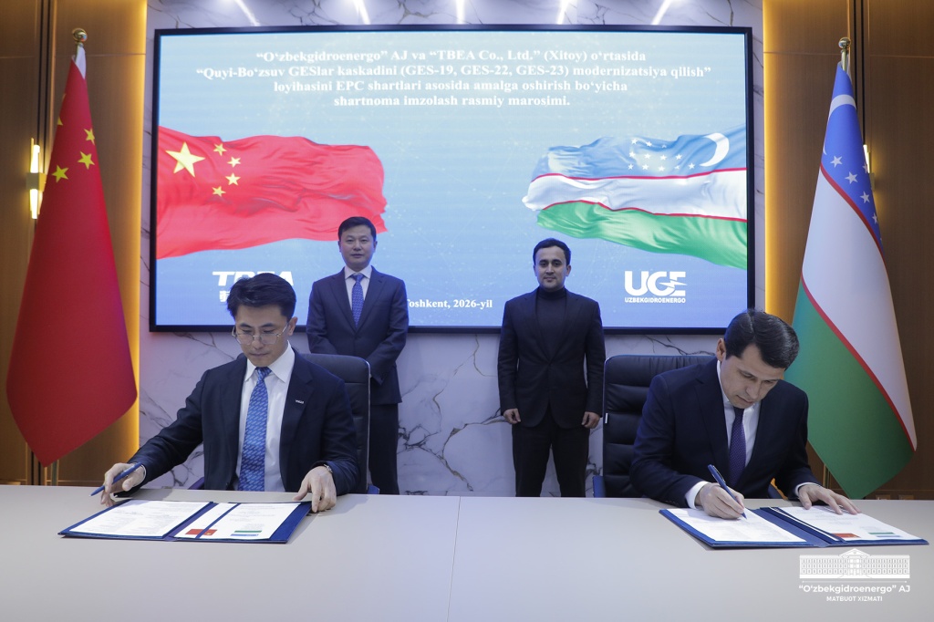 Китайские компании модернизируют пять ГЭС в Узбекистане