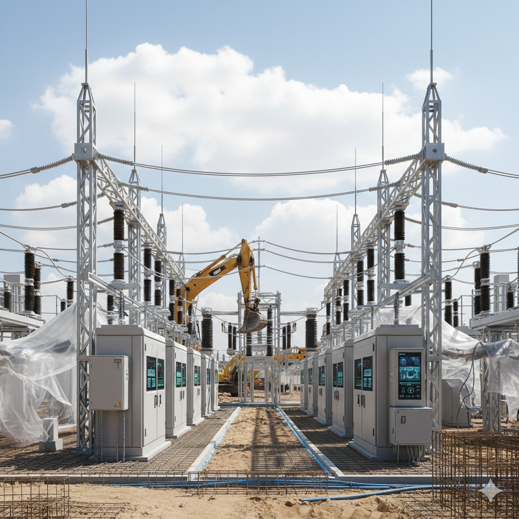 The first 500 kV digital substation is being built in the Tashkent region